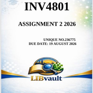 INV4801 Assignment 2 (COMPLETE ANSWERS) 2026 (236775) - Due 19 August 2026