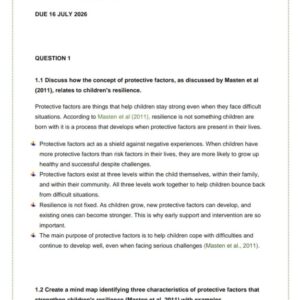 CDE3701 Assignment 3 2026 | Due 16 July 2026 - Distinction Guaranteed