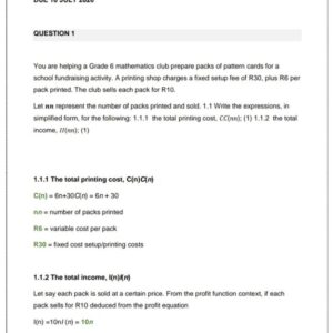 MIP1502 Assignment 3 2026 | Due 10 July 2026 - Distinction Guaranteed