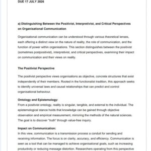 COM4807 Assignment 2 2026 | Due 17 July 2026 - Distinction Guaranteed