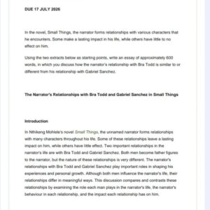 ENG1501 Assignment 3 2026 | Due 17 July 2026 - Distinction Guaranteed