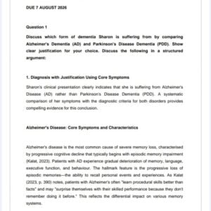 PYC4813 Assignment 2 2026 | Due 7 August 2026 - Distinction Guaranteed