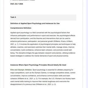 PYC4812 Assignment 3 2026 | Due July 2026 - Distinction Guaranteed