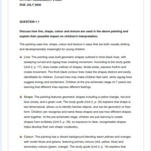 ATH1501 Assignment 2 2026 | Due July 2026 - Distinction Guaranteed