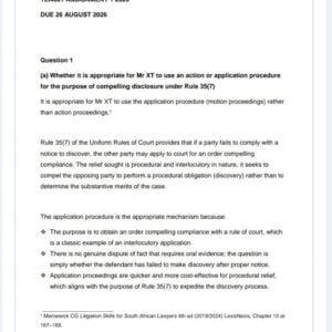 TLI4801 Assignment 1 2026 | Due 26 August 2026 - Distinction Guaranteed