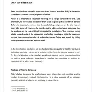 PVL3703 Assignment 1 2026 | Due 1 September 2026 - Distinction Guaranteed
