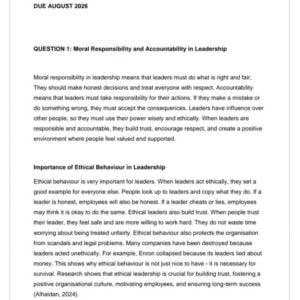 HED4812 Assignment 3 2026 | Due August 2026 - Distinction Guaranteed