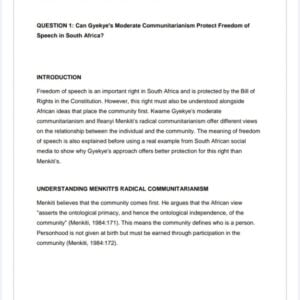 PLS1502 Assignment 2 2026 | Due 20 August 2026 - Distinction Guaranteed