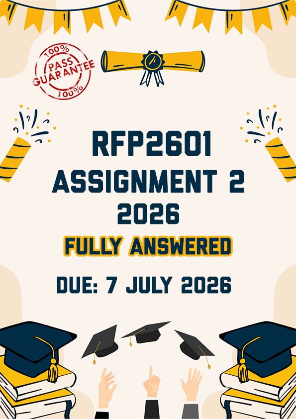 RFP2601 ASSIGNMENT 2 2026 - FULLY ANSWERED (DUE 7 JULY 2026)