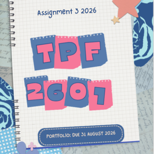 TPF2601 Assignment 3 Portfolio 2026 - Due 31 August 2026
