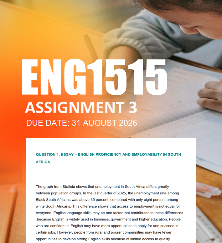 ENG1515 Assignment 3 Semester 2 2026 - Due 31 August 2026