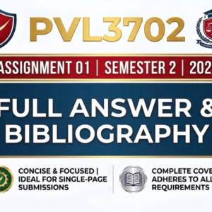 PVL3702 ASSIGNMENT 01 SEM2 2026 FULL ANSWER