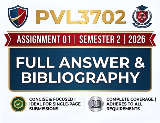 PVL3702 ASSIGNMENT 01 SEM2 2026 FULL ANSWER
