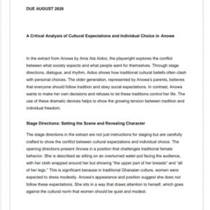 ENG2601 Assignment 3 2026 | Due August 2026 - Distinction Guaranteed