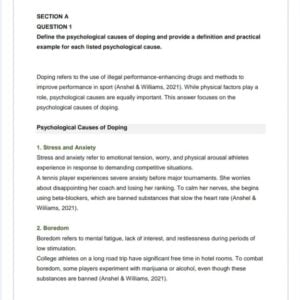 PYC4812 Assignment 4 2026 | Due August 2026 - Distinction Guaranteed