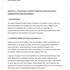 PUB3707 Assignment 2 2026 | Due August 2026 - Distinction Guaranteed