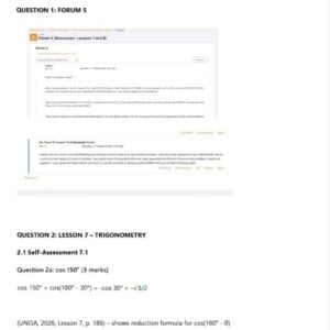 MSE2183 Assignment 4 2026 | Due 26 August 2026 - Distinction Guaranteed