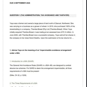 LML4804 Assignment 3 2026 | Due 8 September 2026 - Distinction Guaranteed
