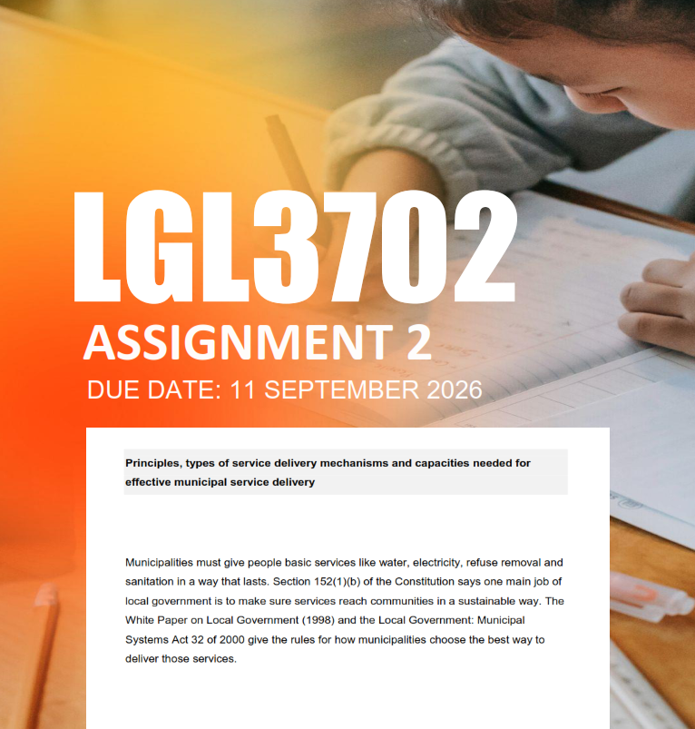 LGL3702 Assignment 2 Semester 2 2026 - Due 11 September 2026