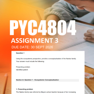 PYC4808 Assignment 3 Portfolio 2026 - Due 30 September 2026