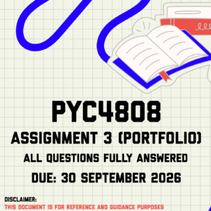 PYC4808 Assignment 3 (Portfolio) MEMO | Due 30 September 2026