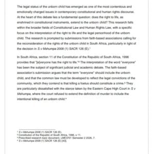 LME3701 Assignment 2 2026 •HISTORICAL & COMPARATIVE • Due 4 September 2026 - Distinction Guaranteed