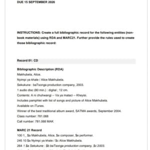 AIS3711 Assignment 4 2026 | Due 15 September 2026 - Distinction Guaranteed