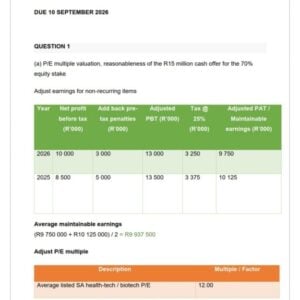 MAC3702 Assignment 2 2026 | Due 10 September 2026 - Distinction Guaranteed