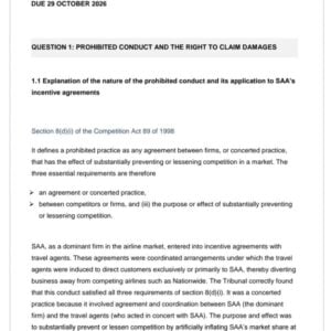LPL4802 Exam Oct 2026 | Due 29 October 2026 - Distinction Guaranteed